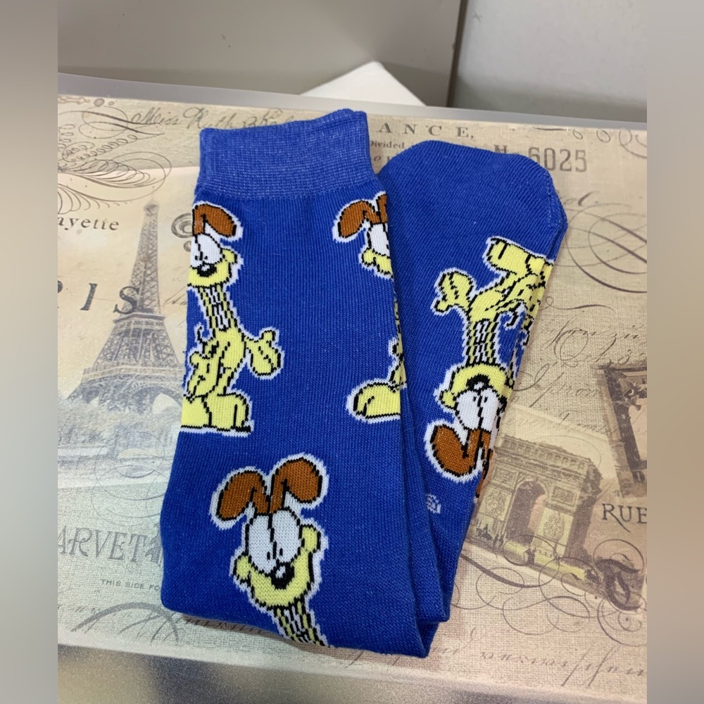 Blue Odie Socks